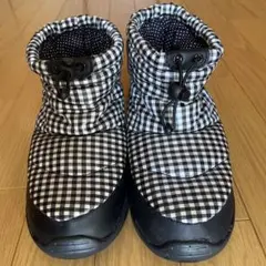 ギンガムチェック スノーブーツ