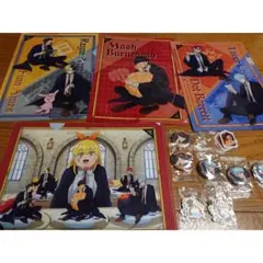 マッシュル　クリアファイル　缶バッチ　ラバーチャーム　アクリルステッカーくら寿司