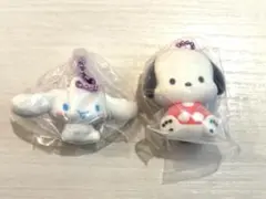 【バラ売り可】ふわふわフロッキーマスコット ポチャッコ、シナモン