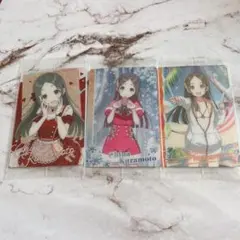 学園アイドルマスター 学マス ウエハース 倉本千奈 スーパーレア 3枚セット ①