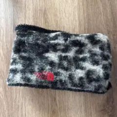 美品 ノースフェイス パープルレーベル ネックウォーマー レオパード