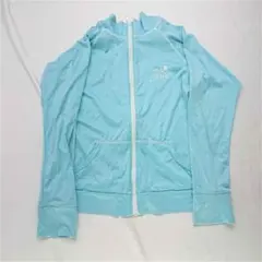 ?FILA ジップアップパーカー ライトブルー系 M レディース