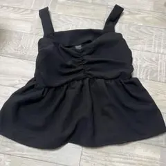 DAZY ブラック ビスチェ ペプラム トップス Sのサムネイル
