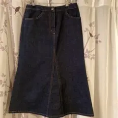 組曲　デニム　スカート