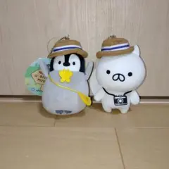 ねこぺん日和展 ぺんちゃん ねこくん おでかけマスコットキーホルダー 