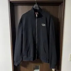 DIESEL ジップアップ スウェット ブラック XXL