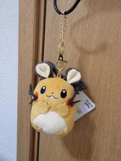 ポケモン デデンネぬいぐるみマスコット 約10cm キーホルダー付き