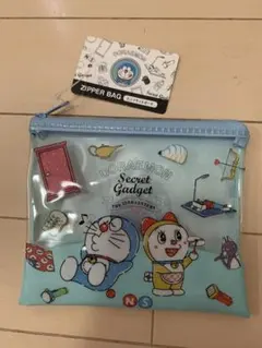 水色 ドラえもん ジッパーポーチのサムネイル
