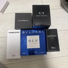 ギフトボックス 5個 ブルガリ　Dior ARMANI TAMBURINS