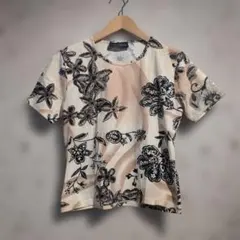 イタリア製　Blu Bluette 花柄 半袖Tシャツのサムネイル