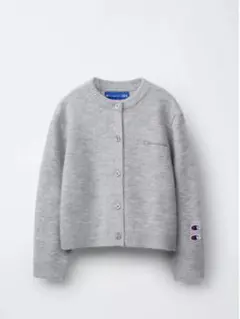 CHAMPION ® X ZARA パッチ付きニットカーディガン カーディガン