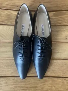 ネブローニ conte ポインテッドレースアップシューズ