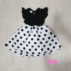 라베리 도트 패턴 드레스 100cm