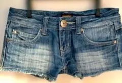 massive デニムショートパンツ y2k 平成ギャル