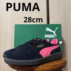 【新品未使用】PUMA パレルモ　スニーカー　ブラックピンク　28cm