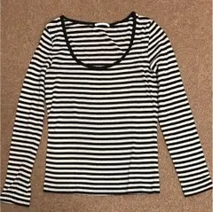 ボーダー 長袖 Tシャツ