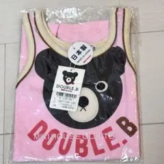 DOUBLE.B ピンク タンクトップ 130 日本製のサムネイル