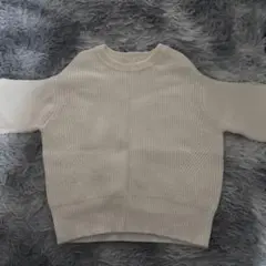 GU 白 レディースニット