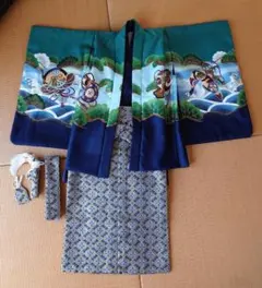 七五三 男の子着物セット 袴新品 兜