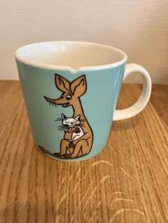 【廃盤・欠けあり】ムーミンマグ　アラビア　スニフ