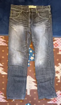 DENIM LAND ダークブルー デニムパンツ