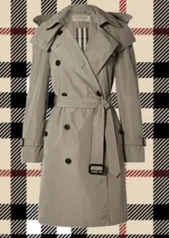 【新品】BURBERRY Amberford Hood coat トレンチコート
