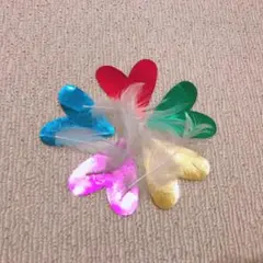 嵐 落下物 ハート 羽