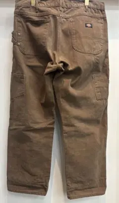 古着 DICKIES ダック ペインターパンツ ブラウン フェード ディッキーズ
