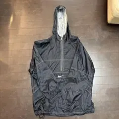 90s/ナイロンジャケット/M/ナイロン/BLK/F7-VTG銀タグハーフジップ