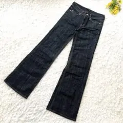 極美品　ヴィニー　ブーツカットデニム　フレア　S y2k 平成ファッション