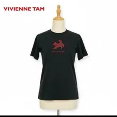 ヴィヴィアンタム Tシャツ 黒 S 犬モチーフ YEAR OF THE DOGのサムネイル