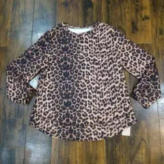 レディース カットソー L ヒョウ柄