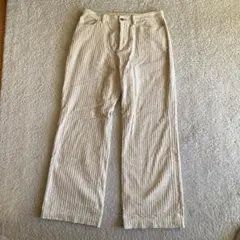 コーデュロイ　ワイドパンツ