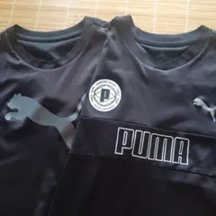PUMA 半袖Tシャツ 2枚セット ブラック
