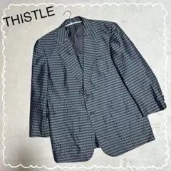 【シッスル】　メンズ　アウター　ジャケット　チェック柄　薄手ジャケット　美品