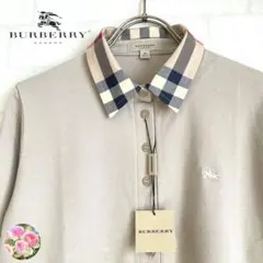 R様専用 新品タグ付BURBERRY バーバリー ポロシャツ ノバチェック ロゴ