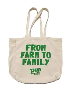 ０0s ユーロ ビンテージ pip organic エコバッグ トートバッグ