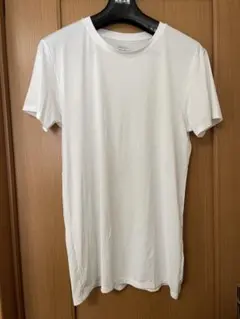 UNIQLO AIRism クルーネックTシャツ ホワイト Lサイズ　エアイズム