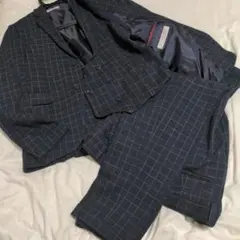 ザラ　ZARA　スリーピース　セットアップ　ジャケット　L〜XL　チェック