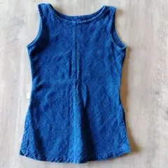 うさとの服 usaato コットン 藍染め紫 貝ボタン 2wayパンツ 美品 うさとの服 usaato コットン 藍染め紫 貝ボタン 2wayパンツ 美品