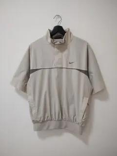 00s NIKE GOLF ナイロンプルオーバー 半袖 ハーフジップ