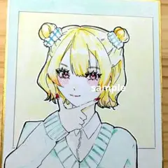 アナログイラスト オリジナル 水彩画 原画