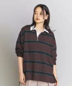 BEAUTY&YOUTH UNITEDARROWS ラガーシャツ