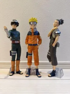 NARUTO フィギュア 3体セット うずまきナルト ロック・リー 奈良シカマル