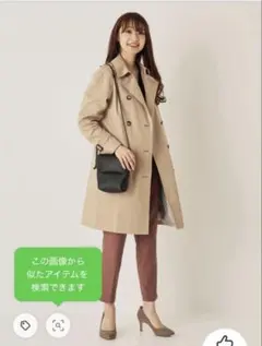 green label relaxing D 撥水 ミドル丈 トレンチコート