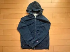 チャンピオン　リバースウィーブ フルジップ　パーカー インディゴ染め　XL