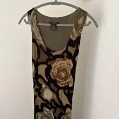 LOUISVUITTON花柄ノースリーブワンピースのサムネイル