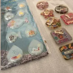 【希少・未開封込】ピクサー カプセルシール ニモ ＆ モンスターズインク セット