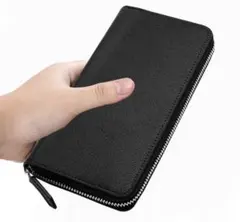 財布 メンズ 長財布 pu 本革 レザー 大容量 小銭入れ カード入れ 小物入れ