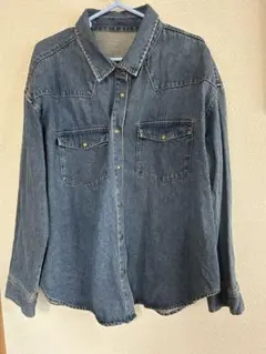 デニムシャツ 厚手